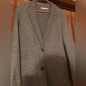 Long knit grey Zara jacket